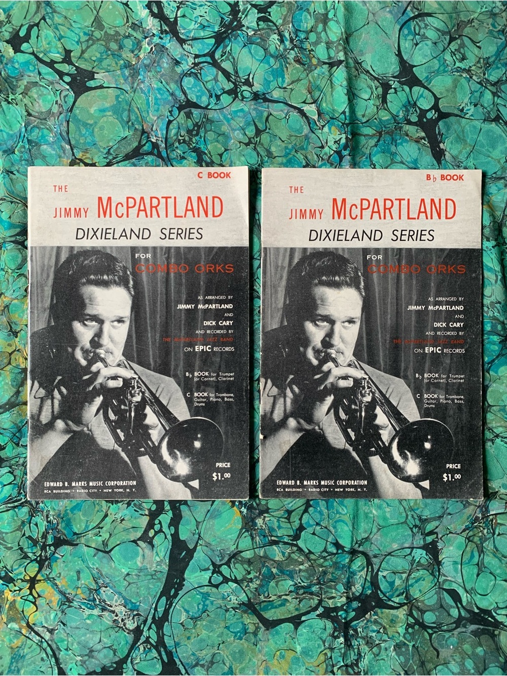 Jimmy McPartland Dixieland Series Vintage Sheet Music (Pair) - C Book & Bb Book